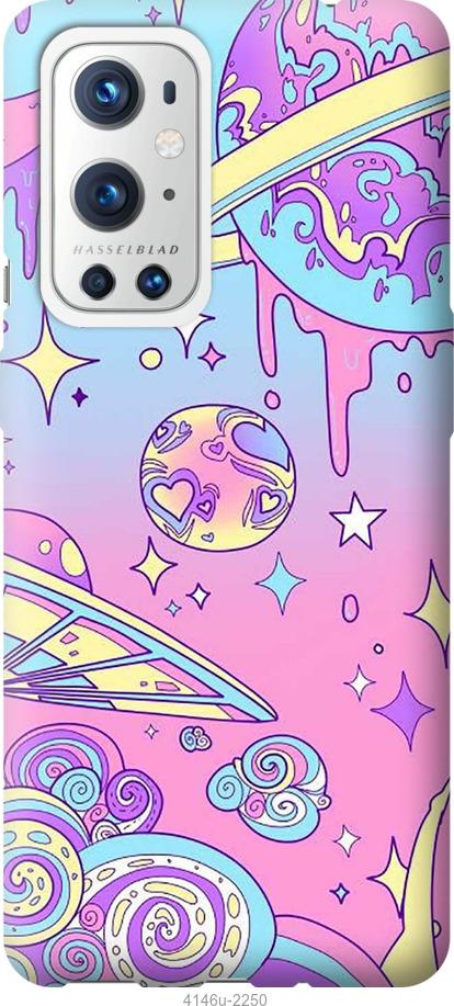 

Чехол на OnePlus 9 Pro Розовая галактика