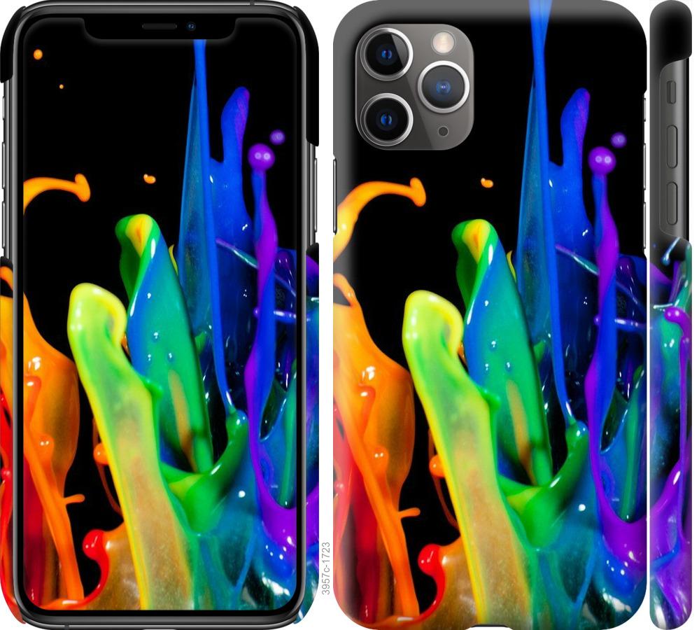 

Чохол на iPhone 11 Pro Max бризки фарби