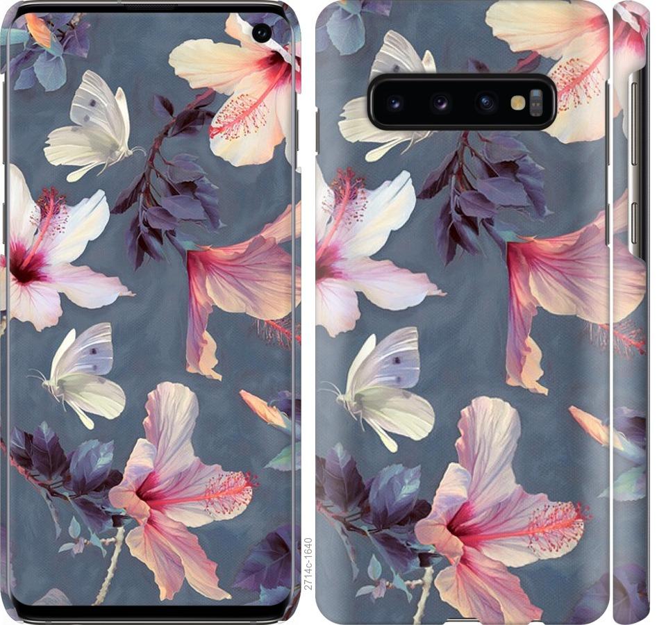 

Чохол на Samsung Galaxy S10 Намальовані квіти