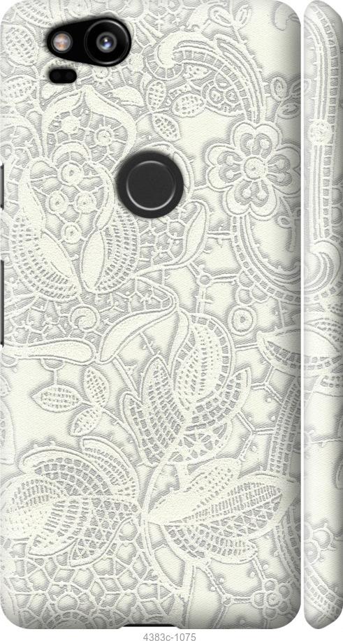 

Чехол на Google Pixel 2 Белое кружево
