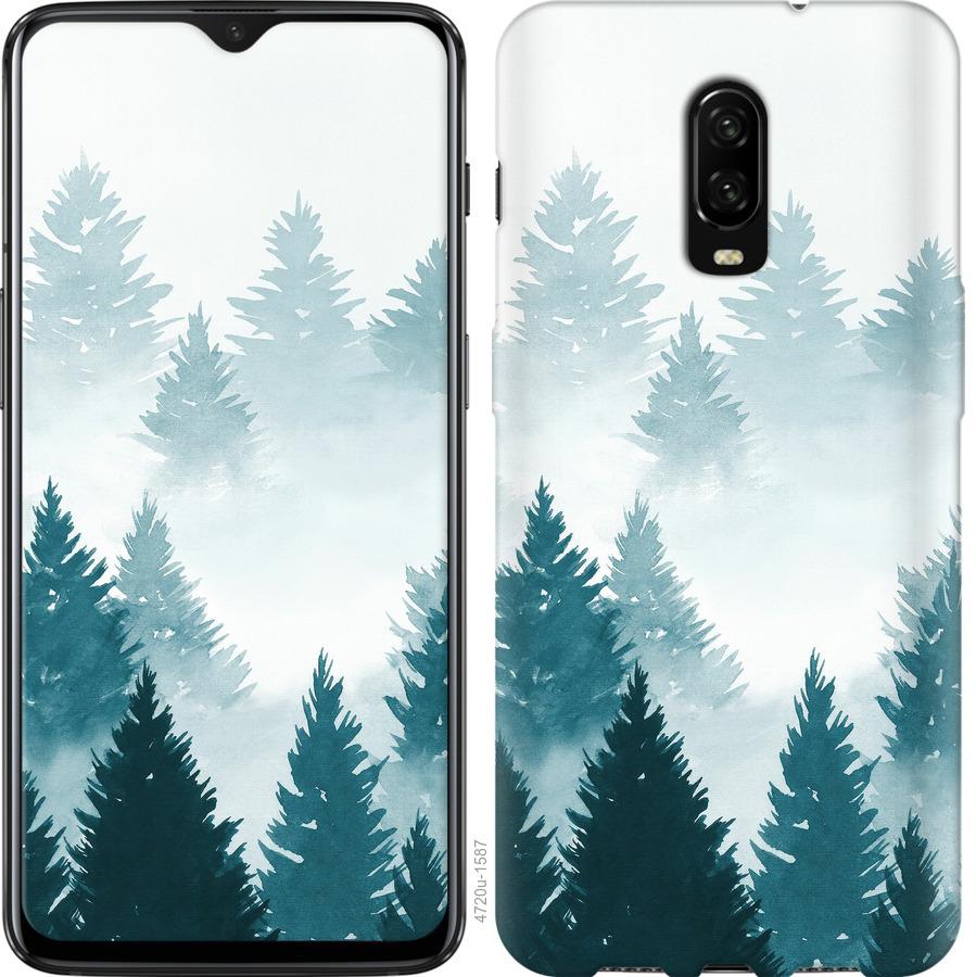 

Чохол на OnePlus 6T Акварельні Ялинки
