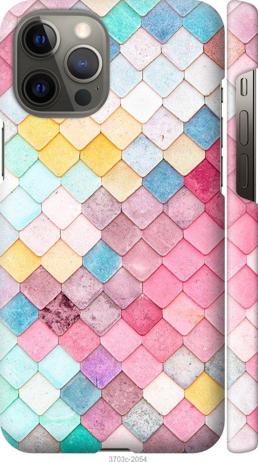 

Чехол на iPhone 12 Pro Max Красочная черепица