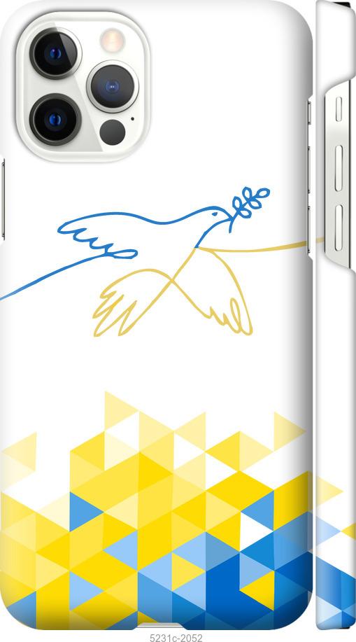 Чехол на iPhone 12 Птица мира