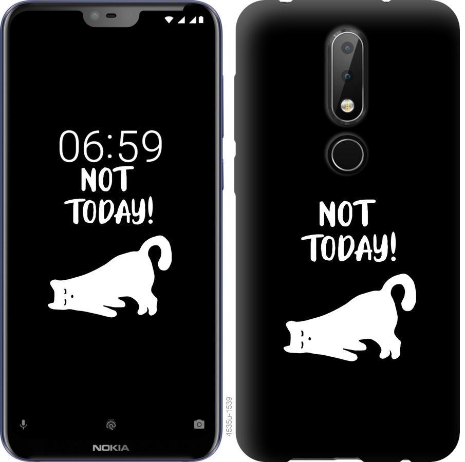 

Чохол на Nokia 6.1 Plus Втомлений кіт