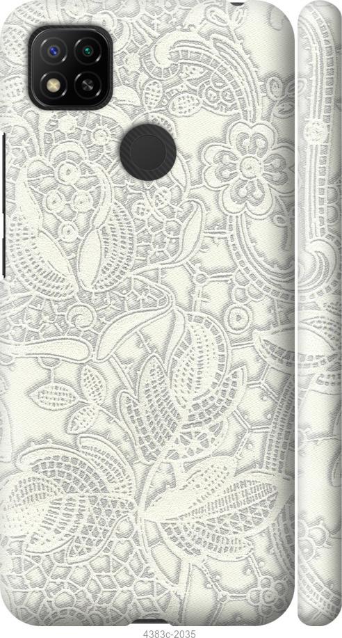 Чехол на Xiaomi Redmi 10A Белое кружево