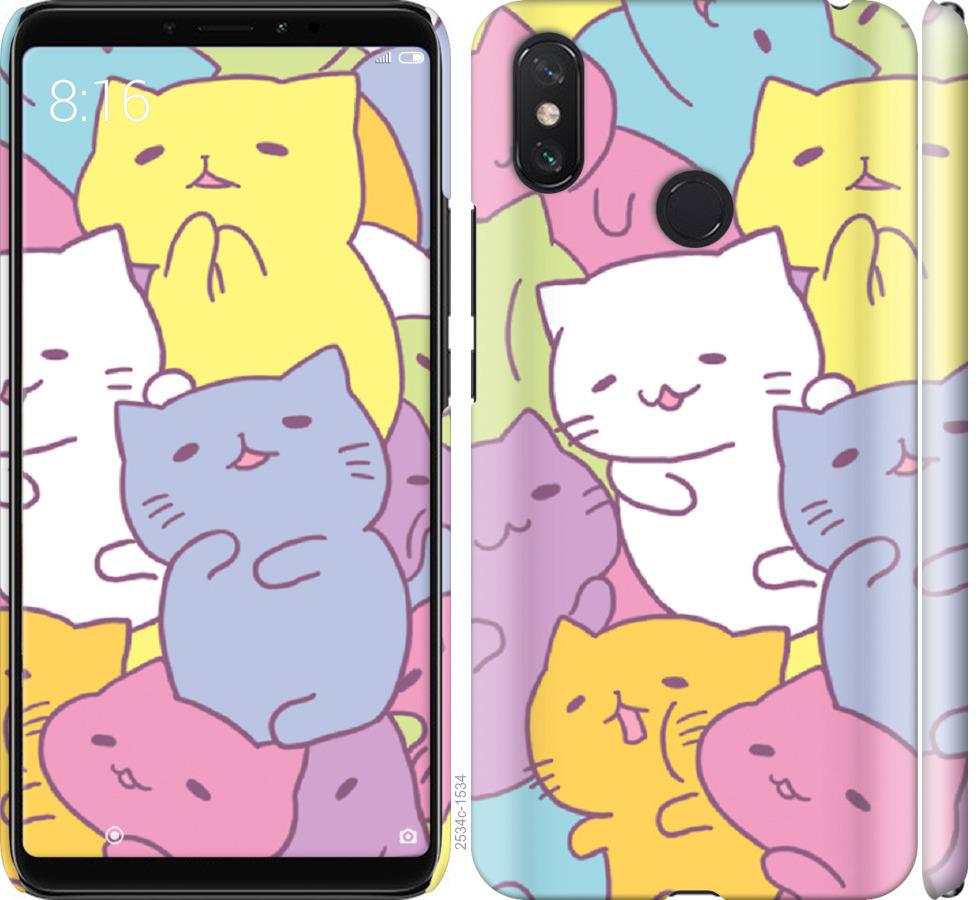 

Чехол на Xiaomi Mi Max 3 Котики