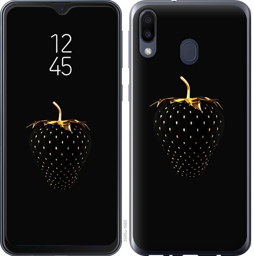 

Чохол на Samsung Galaxy M30 Чорна полуниця