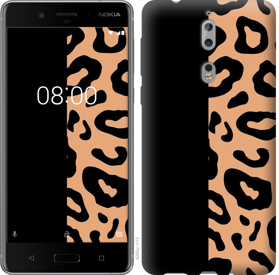 

Чохол на Nokia 8 Плями леопарда