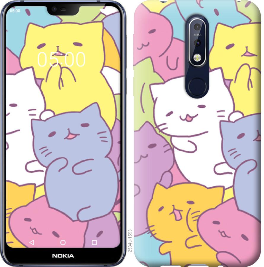 

Чехол на Nokia 7.1 Котики