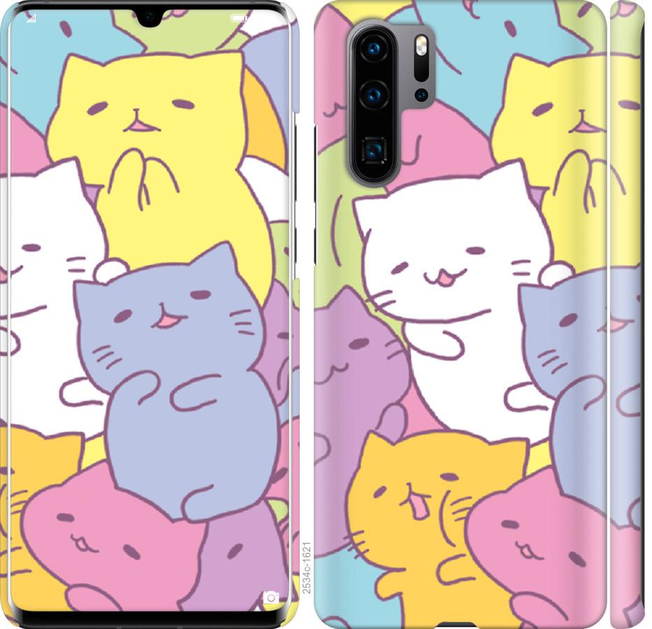 

Чехол на Huawei P30 Pro Котики