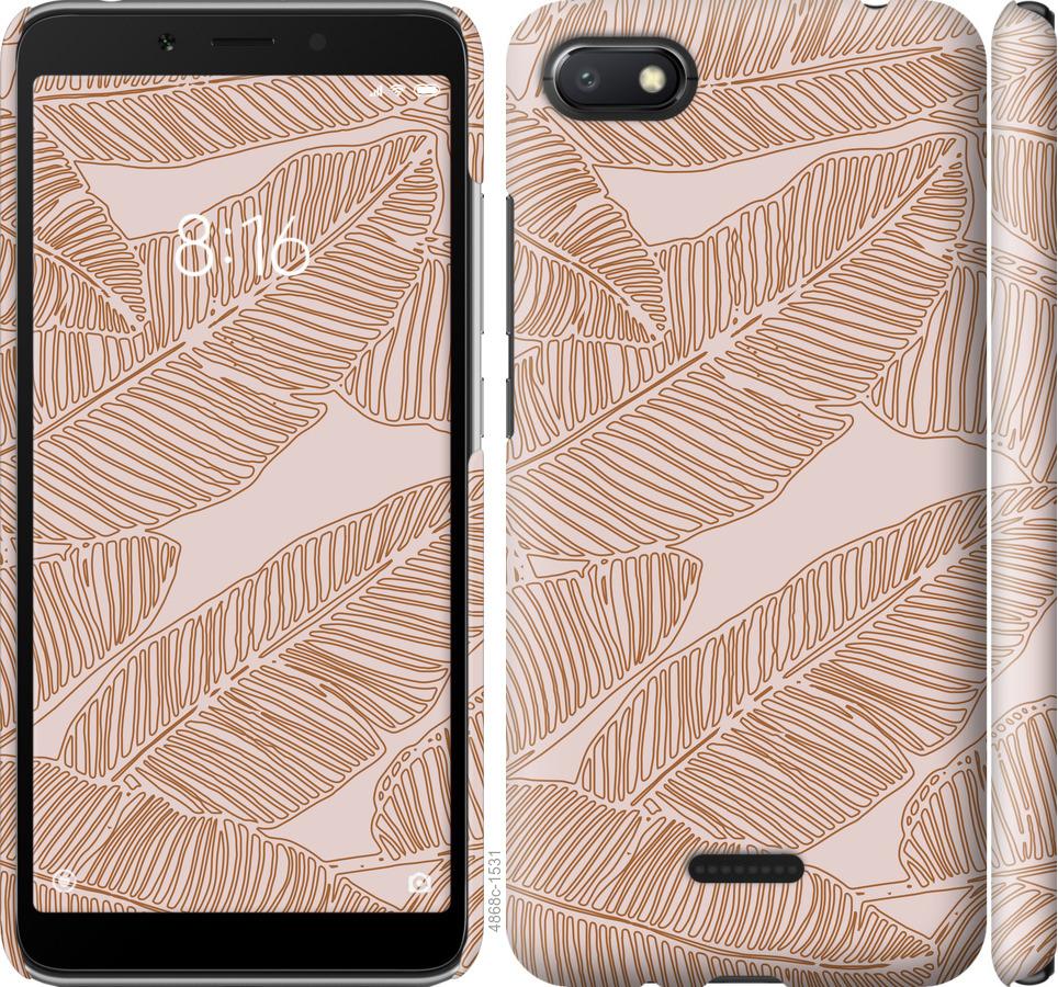 

Чехол на Xiaomi Redmi 6A Листья банана
