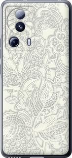 Чехол на Xiaomi 13 Lite Белое кружево