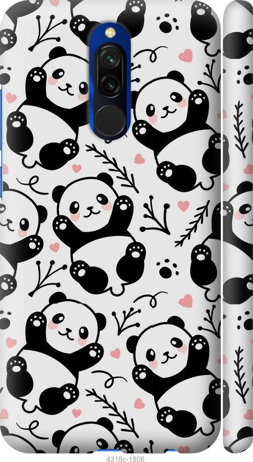 

Чехол на Xiaomi Redmi 8 Панды