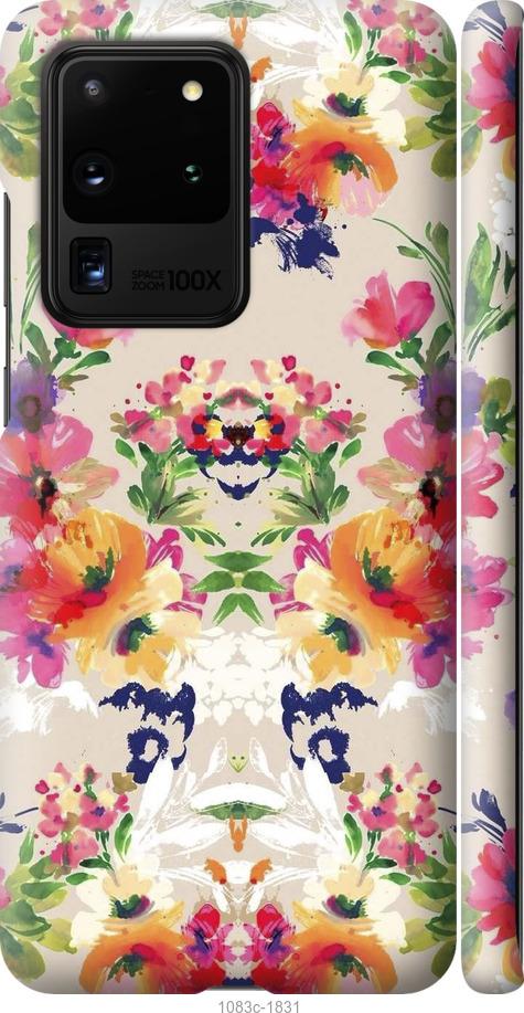 Чехол на Samsung Galaxy S20 Ultra Цветочный узор