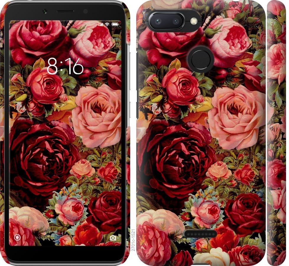 

Чехол на Xiaomi Redmi 6 Цветущие розы