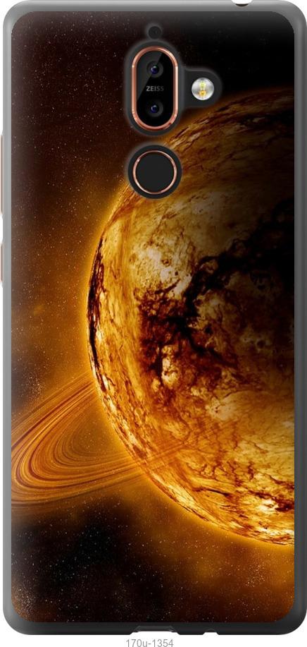 

Чехол на Nokia 7 Plus Жёлтый Сатурн