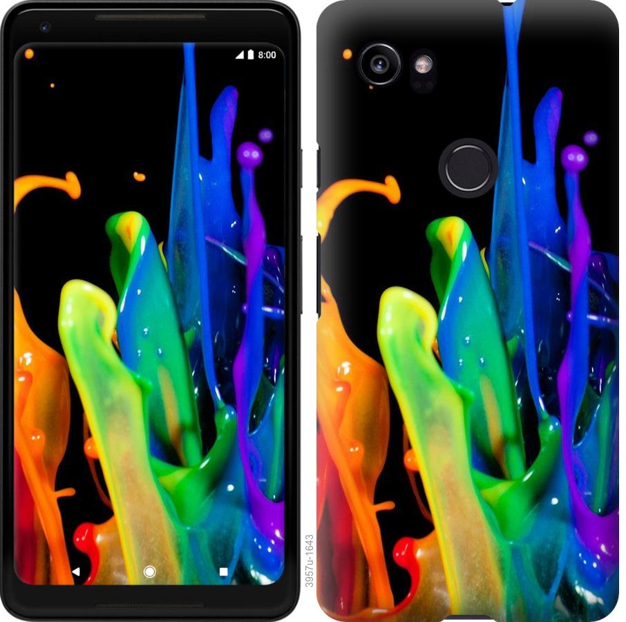 

Чохол на Google PixeL 2 XL бризки фарби
