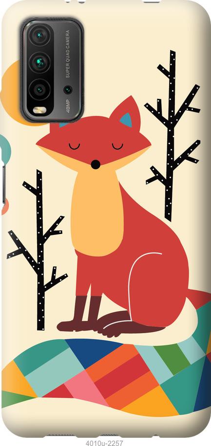 Чехол на Xiaomi Redmi 9T Rainbow fox