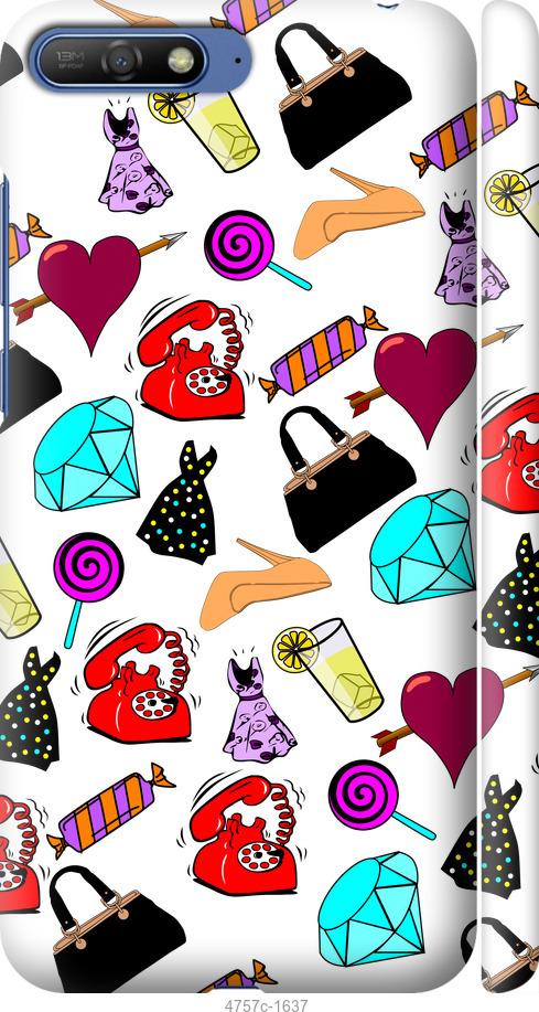 

Чохол на Huawei Y6 2018 stickers