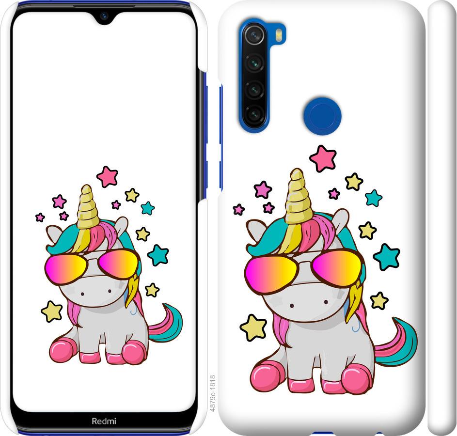 

Чехол на Xiaomi Redmi Note 8T Единорог в очках