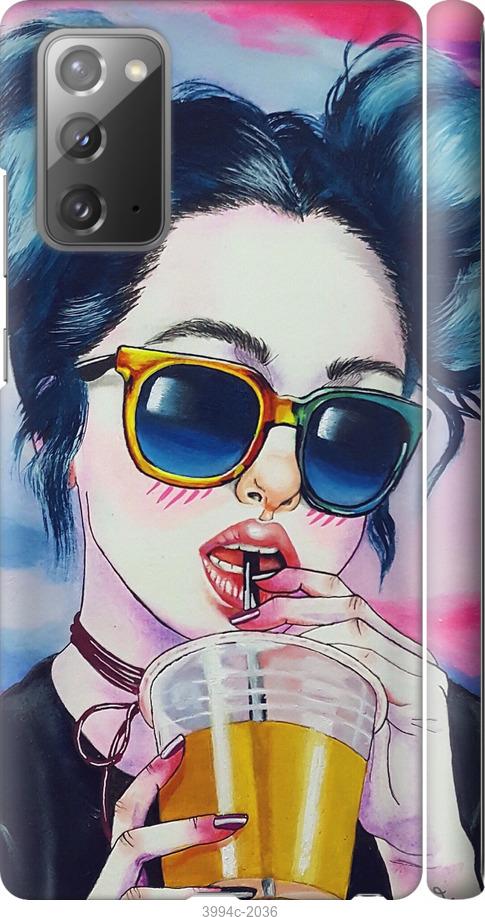 

Чехол на Samsung Galaxy Note 20 Арт-девушка в очках
