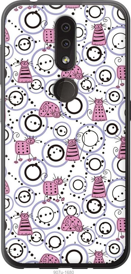 

Чехол на Nokia 4.2 Смешные коты