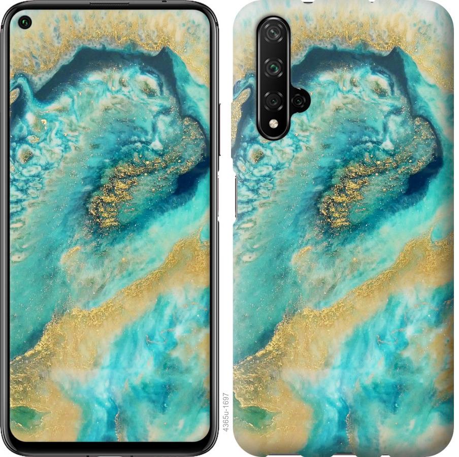 

Чохол на Huawei Honor 20 Green marble