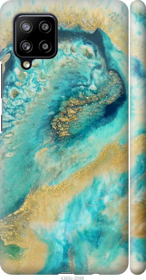 Чехол на Samsung Galaxy A42 A426B Green marble