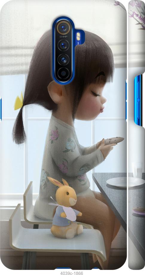 

Чехол на Realme X2 Pro Милая девочка с зайчиком