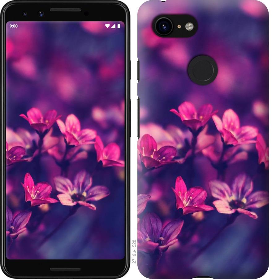 

Чохол на Google Pixel 3 Пурпурні квіти