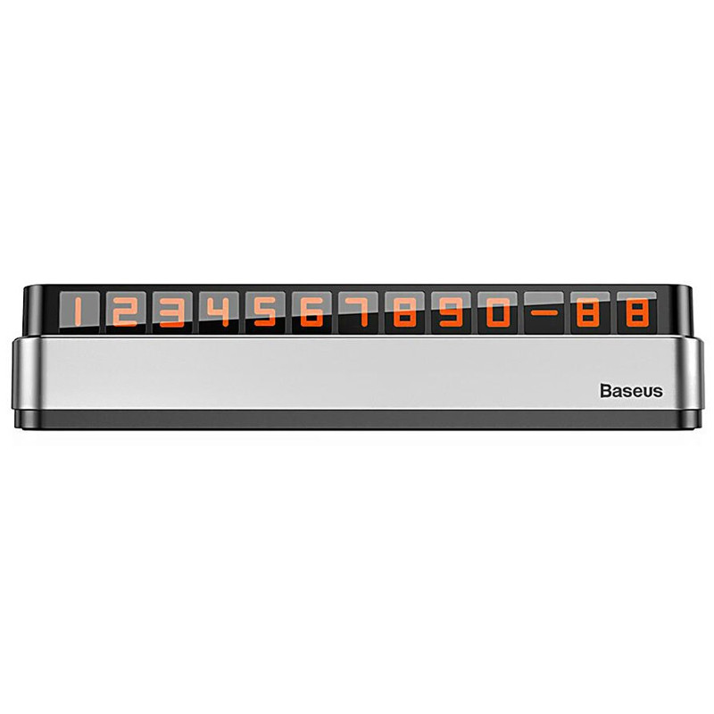 

Парковочная карта Baseus Moonlight Box Series Temporary (ACNUM-B) Серебряный (160980)