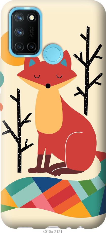 

Чехол на Realme C17 Rainbow fox