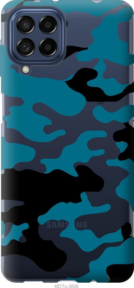 Чохол на Samsung Galaxy M53 M536B Камуфляж прозорий фон