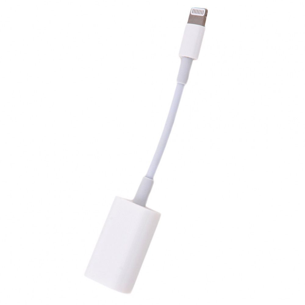 

Перехідник Lightning to AUX + зарядка, AAA, (box) (Білий)