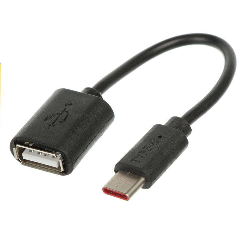 

Перехідник USB OTG - Type-C S-k07 (в уп.) (Чорний)