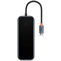 Переходник Baseus Hub AcmeJoy 5-Port Type-C (HDMI*1+USB3.0*2+USB2.0*1+Type-C PD&Data*1) (WKJZ)