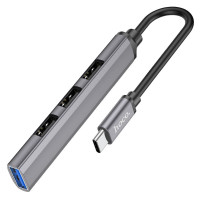 Переходник Hoco HB26 4in1 (Type-C to USB3.0+USB2.0*3)