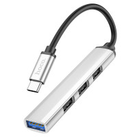 Перехідник Hoco HB26 4in1 (Type-C to USB3.0+USB2.0*3)