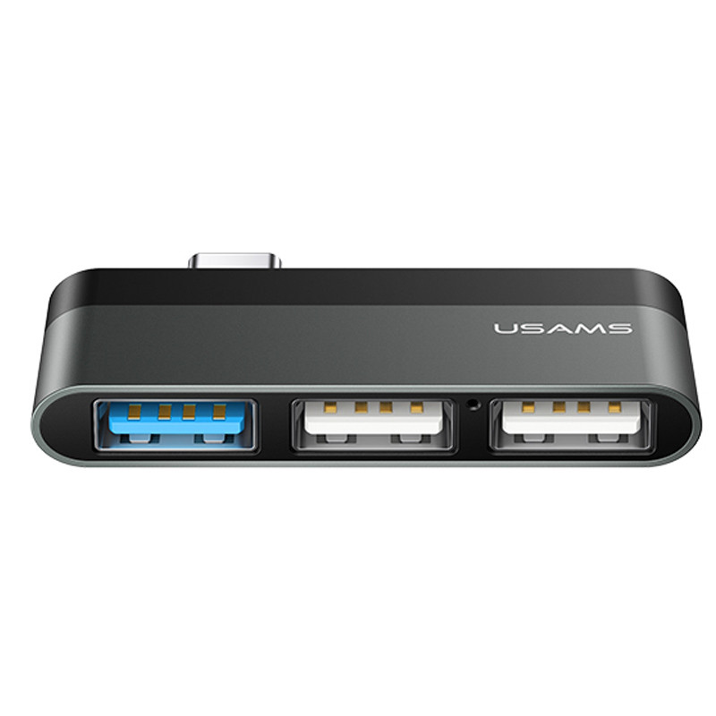 

Перехідник HUB Usams US-SJ461 Type-C to 3 USB port