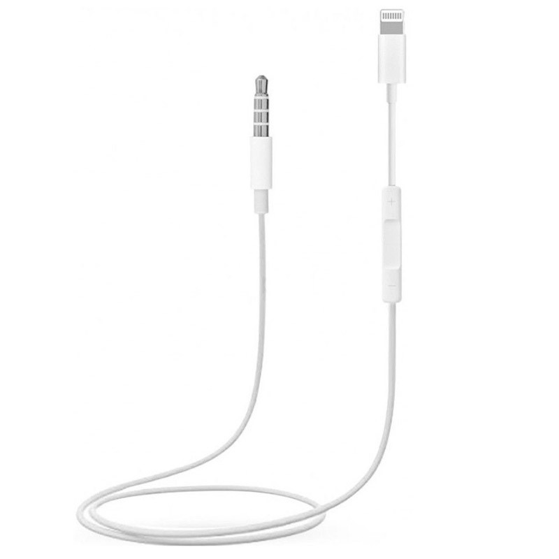 

Перехідник Lightning to 3.5 mm Audio Cable with Control (1m) (Білий)