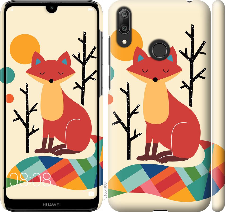 

Чехол на Huawei Y7 2019 Rainbow fox