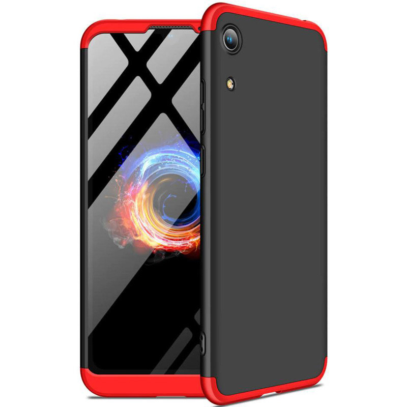 

Пластиковая накладка GKK LikGus 360 градусов для Huawei Honor 8A Черный / Красный (103540)