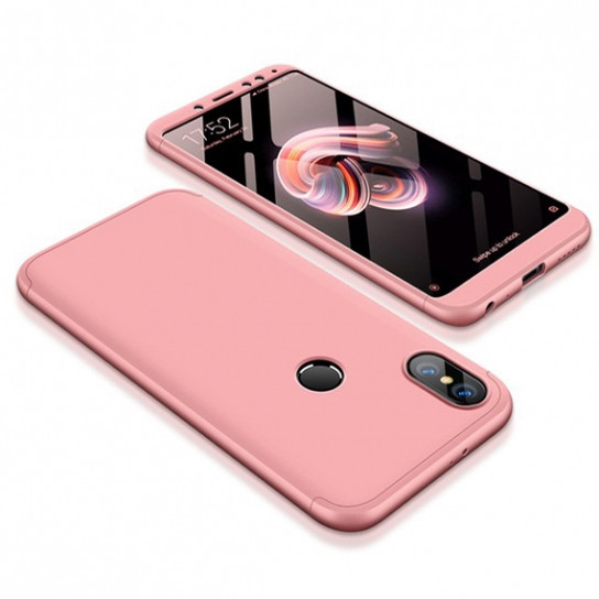 

Пластиковая накладка GKK LikGus 360 градусов для Xiaomi Redmi Note 6 Pro Розовый / Rose Gold (89068)