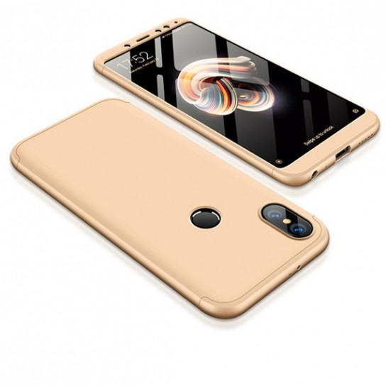 

Пластиковая накладка GKK LikGus 360 градусов для Xiaomi Redmi Note 6 Золотой (89066)