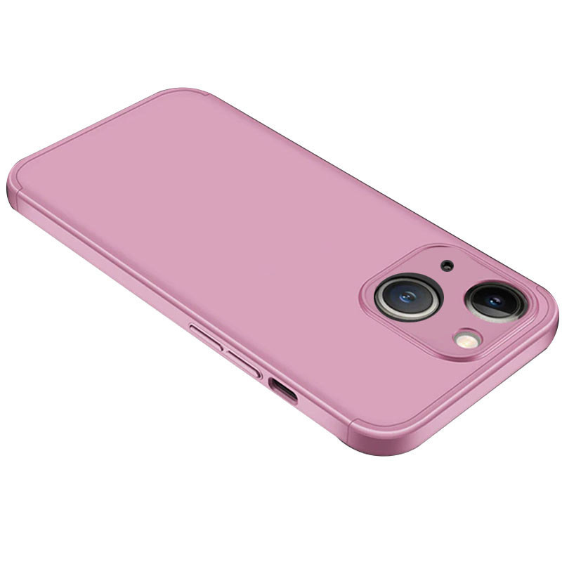 

Пластиковая накладка GKK LikGus 360 градусов (opp) для Apple iPhone 13 (6.1") Розовый / Rose gold (202186)