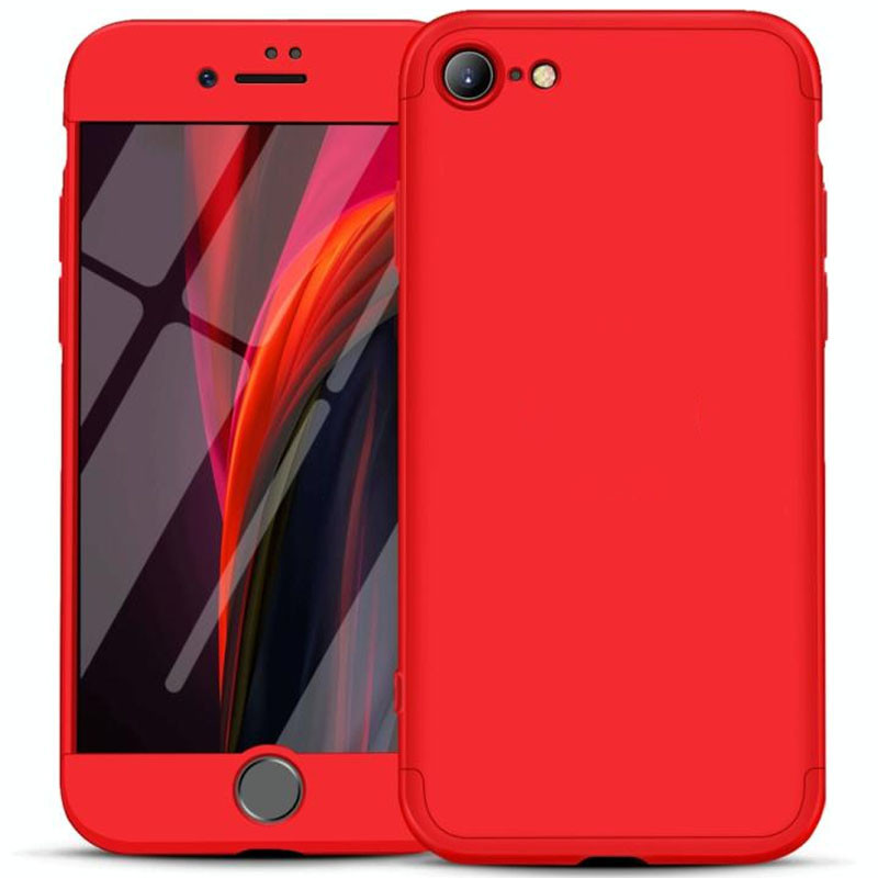 

Пластиковая накладка GKK LikGus 360 градусов (opp) для Apple iPhone SE (2022) Красный (132456)