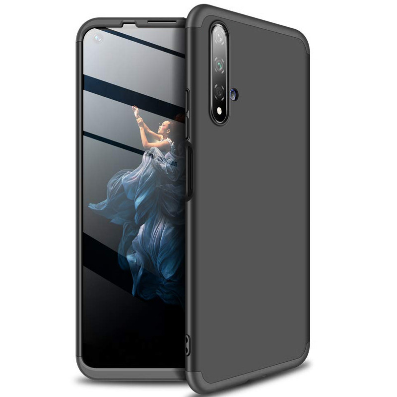 

Пластикова накладка GKK LikGus 360 градусів (opp) для Huawei Nova 5T (Чорний)