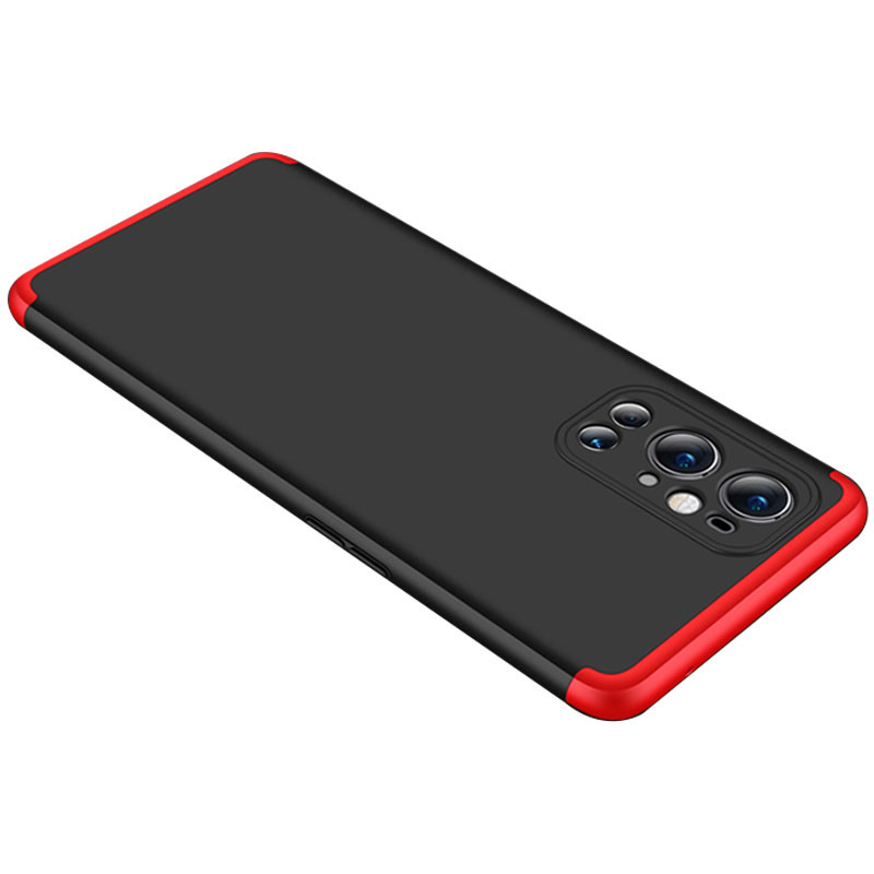 

Пластиковая накладка GKK LikGus 360 градусов (opp) для OnePlus 9 Pro Черный / Красный (181670)