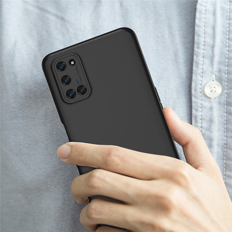 

Пластиковая накладка GKK LikGus 360 градусов (opp) для Oppo A72 Черный (146619)