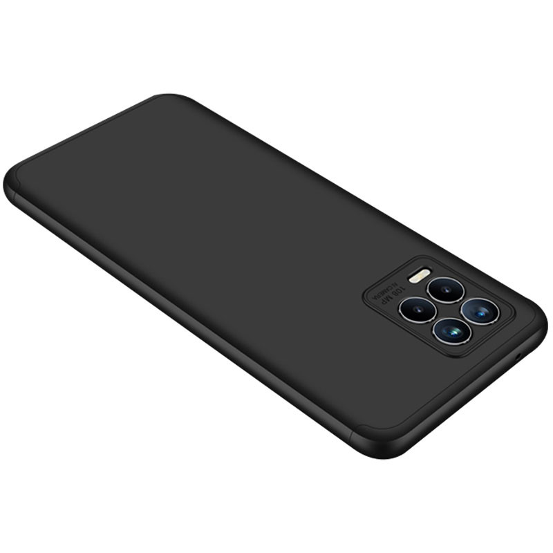 

Пластиковая накладка GKK LikGus 360 градусов (opp) для Realme 8 / 8 Pro Черный (200538)